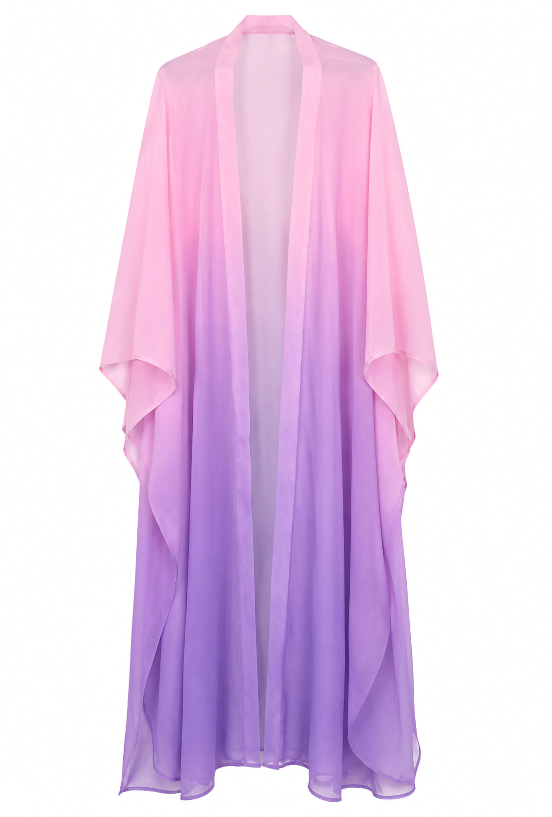 Ombre Kimono Beach Kaftan – Pink & Purple