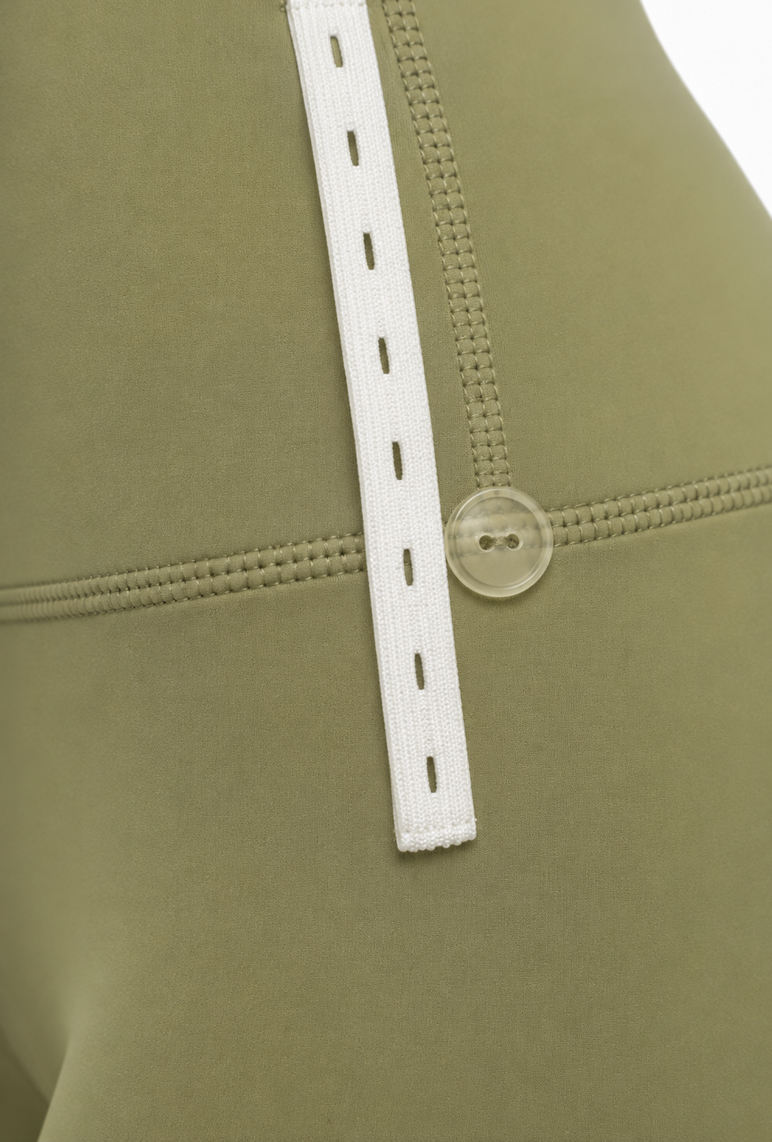 Crossover Neck Modest Swimsuit Set – Olive Green