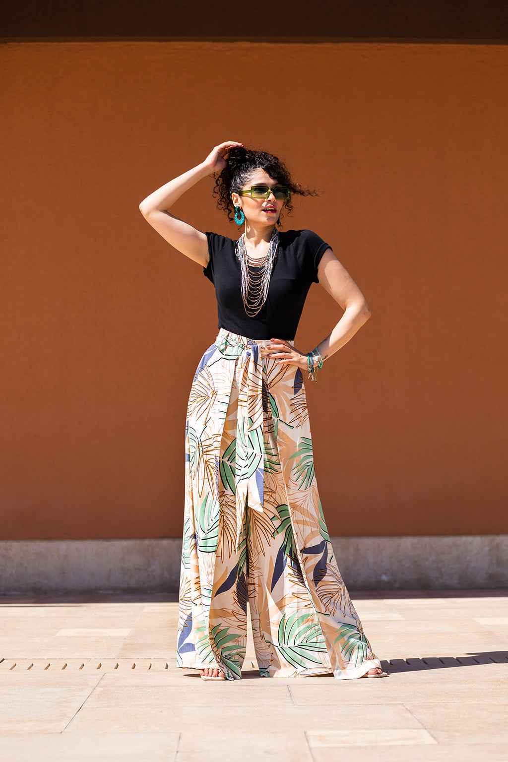 Palm Breeze Wide Leg Pants