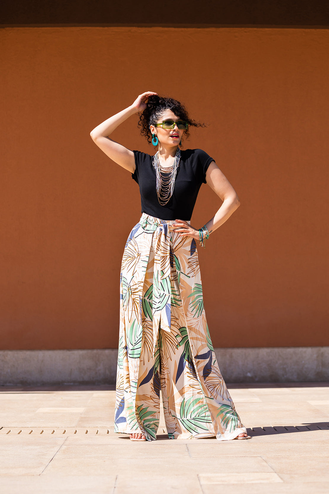 Palm Breeze Wide Leg Pants
