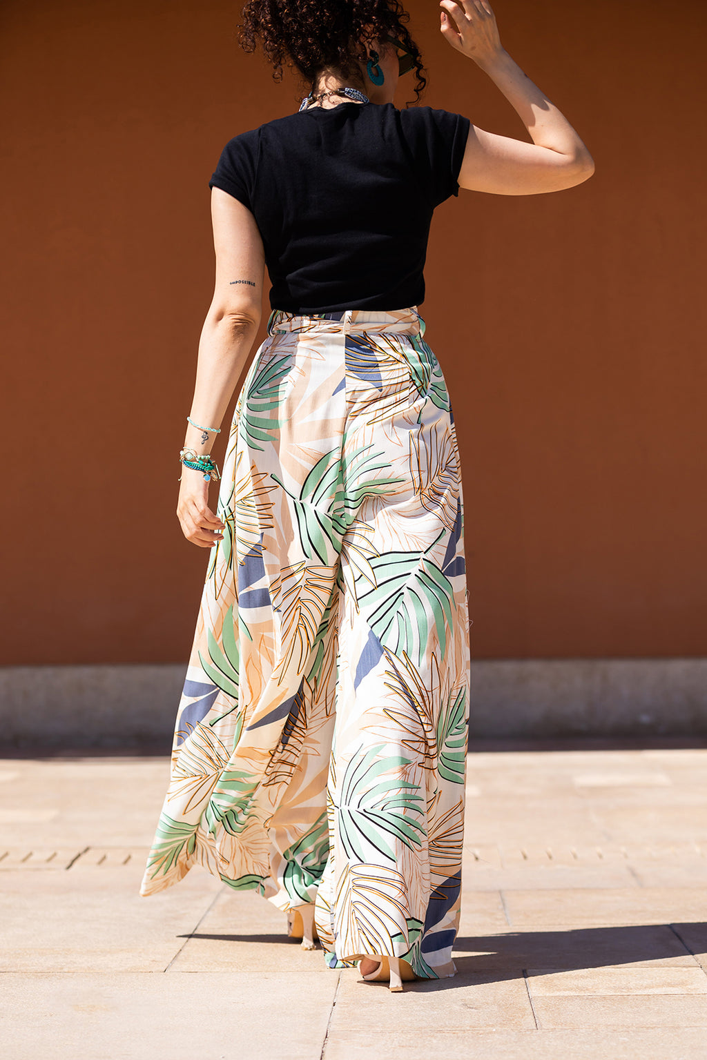 Palm Breeze Wide Leg Pants