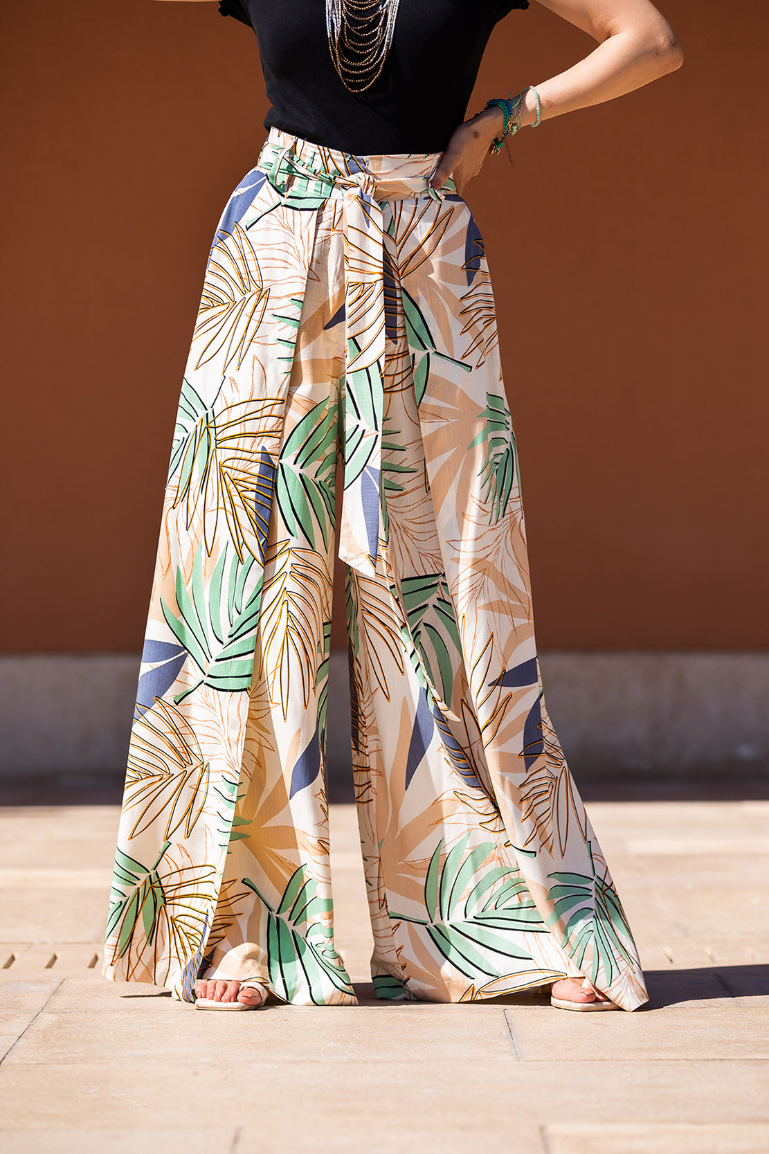 Palm Breeze Wide Leg Pants