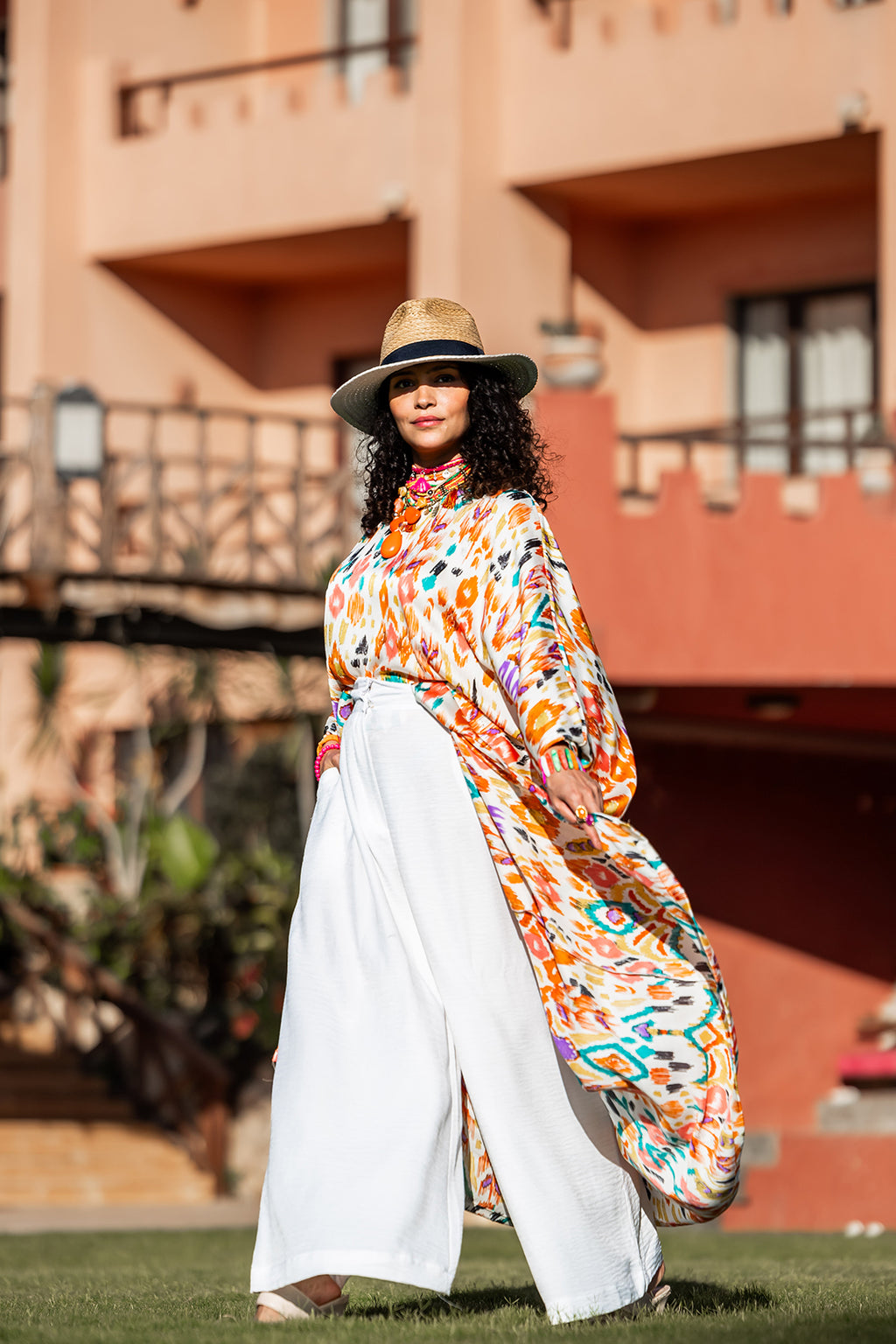 Ikat Bloom High-Low Top