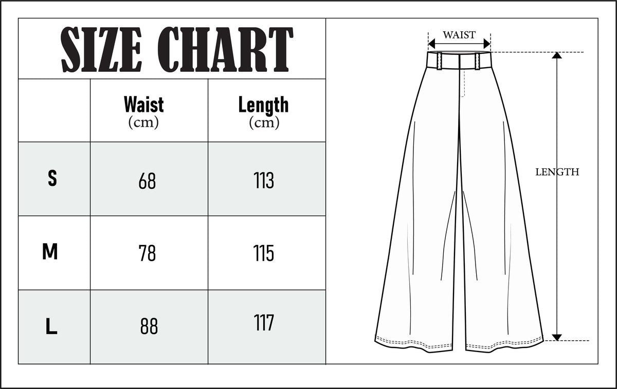 Wide-Leg Pants in African Print